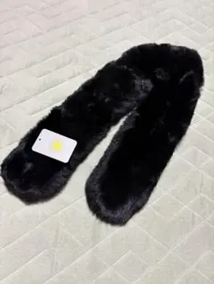 エコファー　マフラー　ブラック