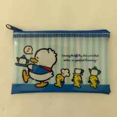 あひるのペックル　サンリオキャラクターズ　フラットポーチ　新品未使用　懐かし