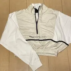 Nike ハーフジップ クロップドスウェット XS