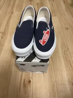 新品 VANS VAULT OG SLIP-ON LX ネイビー 26cm