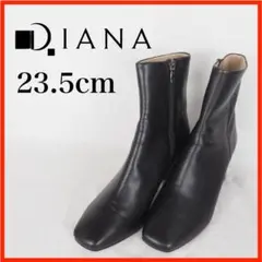 G1238*DIANA*ショートブーツ*23.5cm*黒