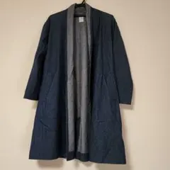 ダークブルーデニムロングジャケット
