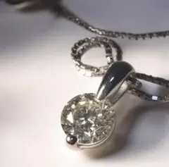 【0.528ct】ダイヤネックレス プラチナ 鑑定書付のサムネイル