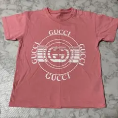 グッチ tシャツ レディース S ロゴプリント ワインレッド - メルカリ