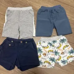 子供服　保育園着　半ズボン　4枚セット　80