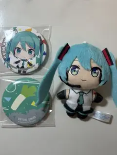 初音ミク ぬいぐるみ＆缶バッジ セガラッキーくじ