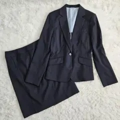 美品　Diana　ビジネススーツ　セットアップ　ネイビー　M　洗える