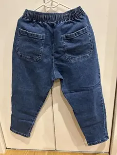 GU キッズ長ズボン 120 デニム