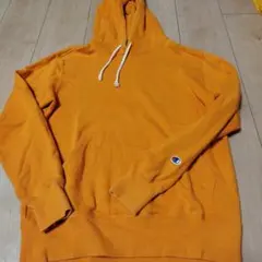 Champion プルオーバーパーカー オレンジ M