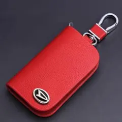 ダイハツ　キーケース レザー 革 キーカバー 高級 赤 オシャレ4