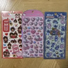新品　立体　シール　３枚セット