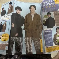 板垣李光人　中村倫也　切り抜き　花とゆめ24号