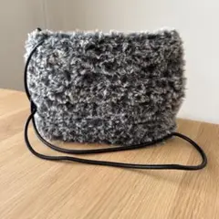 フェイクファーショルダーバッグ