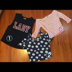 ALL 450円 カットソーTシャツ ノースリーブ