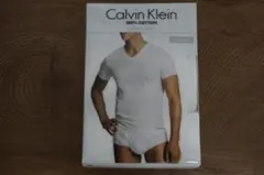 【新品未使用】カルバンクライン　Tシャツインナー Vネック ホワイト2枚セット