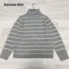 【Donnez-Moi】ドネモア　タートルネックセーター　ニット　M