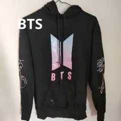 BTS フード付きパーカー Sサイズ 黒 難アリ