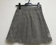 amourire girl アムリールチェック柄キュロットスカート 160cm