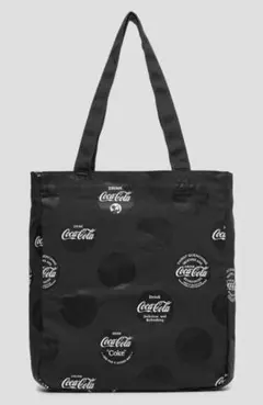 コカ・コーラ　スクエアトートバッグ　ブラック　Coca-Cola　グラニフのサムネイル