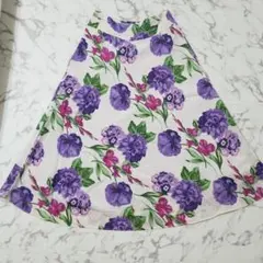 花柄スカート