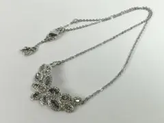 極美品　SWAROVSKI　スワロフスキー　ネックレス　バロン　リーフモチーフ
