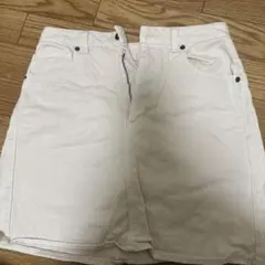 GU ホワイト タイトスカート 222-318194