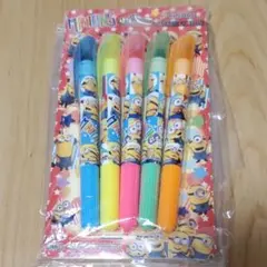ミニオンズ　クレヨンネオンマーカー5色セット