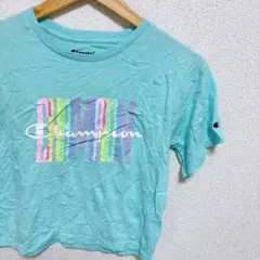 Champion チャンピョン へそ出し クロップドTシャツ