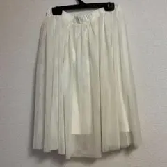 earth music & ecologyホワイトチュールスカート