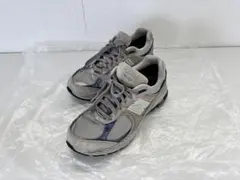 【中古】New Balance M2002RXB グレー×ブルー
