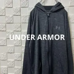 アンダーアーマー ジップアップ パーカー 薄手 グレー