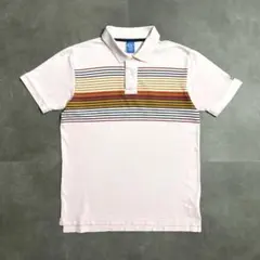 Vintage OP オーシャンパシフィック ボーダー柄 半袖 ポロシャツのサムネイル