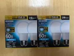IRIS OHYAMA LED電球 60形 昼白色 4個セット（2個セット×2）のサムネイル