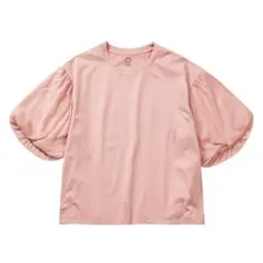 ワークマン レディースドライサイドバルーンスリーブTシャツ ピンク Mサイズのサムネイル