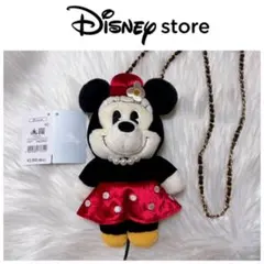 Disney︎ ✿ レトロ ミニー チェーンショルダー プラッシュ ポシェット