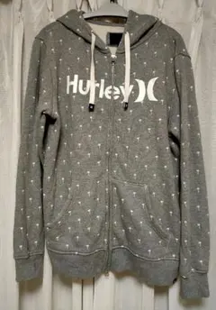 Hurley フルジップパーカー M グレーのサムネイル