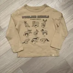 GAP 長袖シャツ　3歳　100cm どうぶつ