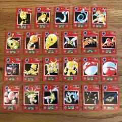 ポケモン図鑑 ミニカード 9枚セット ミュウ ミュウツー イーブイ 当時