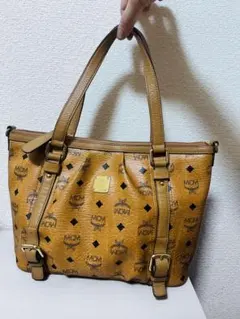 MCM バッグ ヴィセトス柄 ブラウン ヴィンテージ - メルカリ