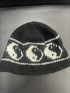 陰陽柄　ハンドメイド帽子