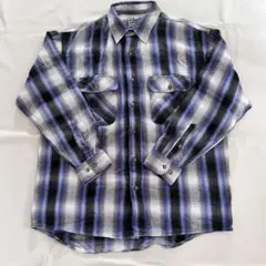 S.SWEATS OUTFITTERS ネルシャツ ヴィンテージ　オンブレ