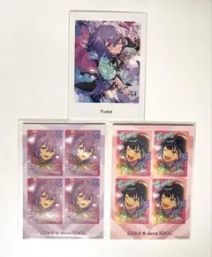 あんスタ　エス　ユメ　ぱしゃっつ ギラデコ　ステッカー　gira☆デコ