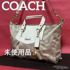 希少 COACHコーチ ミニキャンディエキゾチックシグネチャーショルダー 