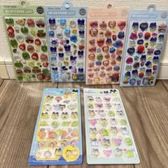 【6点セット】たまごっち　3D 立体シール