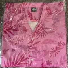 ピンク アロハシャツ