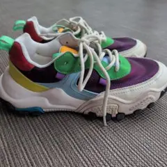 zara ザラ カラフル スニーカー 35 22.5cm