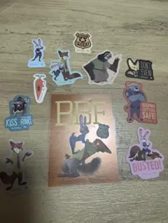 4.ズートピア ステッカーセット