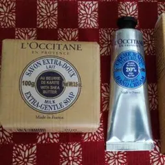 【送料B】ロクシタン・シアソープMILK＆シアハンドクリーム①