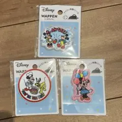 ワッペン レトロ ディズニー disney　3枚セット