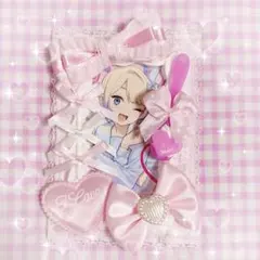 トレカケース　硬質ケース　レースデコ　ホイップデコ　リボン　量産型　B8